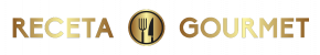 Logo icono receta gourmet y recetas